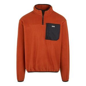 Regatta Mens Frankie Half Zip Fleece Top / Red Ochre